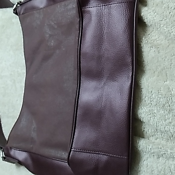 CK purple tote purse - Picture 5 of 8